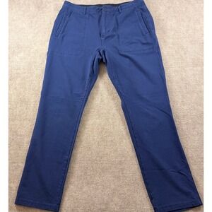 Municipal Sport Superstretch Utility Pants Mens 36 Blue Stretch Cotton Chinos